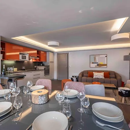 Апартаменты Moderne Avec Cheminee, Parking Et Wi-fi, - Fr-1-563-7 Куршевель